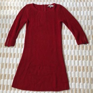 Red Loft sweater dress size XS